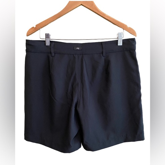 Jag: Black Shorts with Roll Tab - Picture 6 of 17